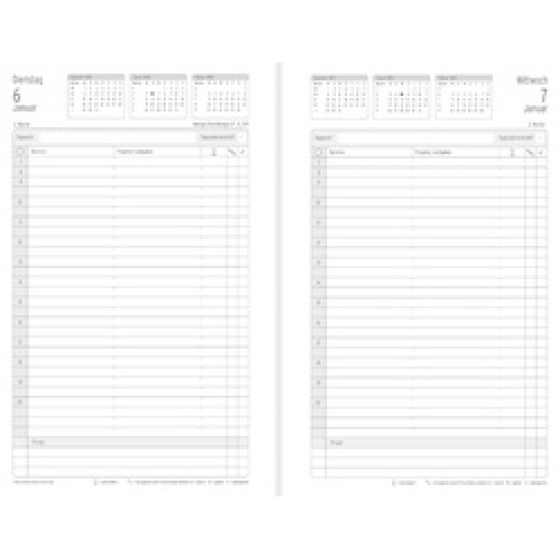 CHRONOPLAN Buchkalender Business Edtition 2026, A5, schwarz