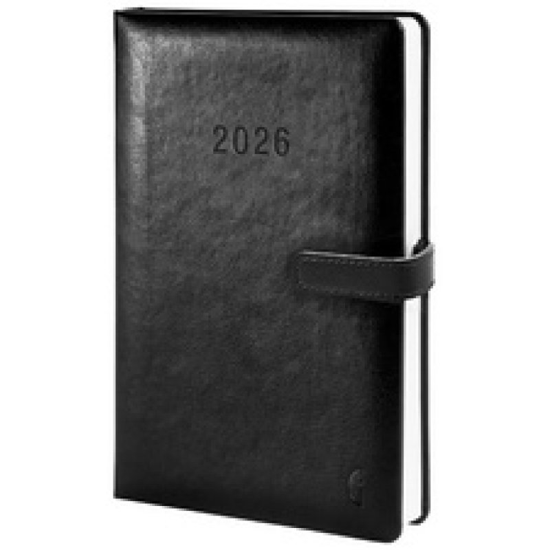 CHRONOPLAN Buchkalender Business Edtition 2026, A5, schwarz
