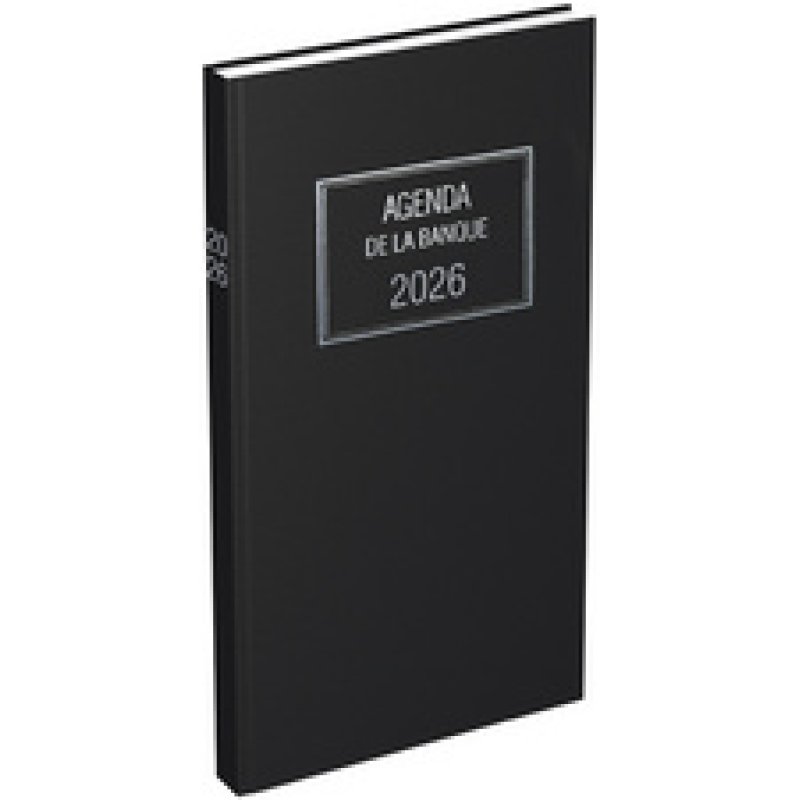 LECAS Agenda de la Banque Long 2026, 150 x 340 mm, 2 volumes