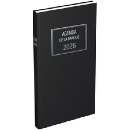 LECAS Agenda de la Banque Long 2026, 150 x 340 mm, 2 volumes
