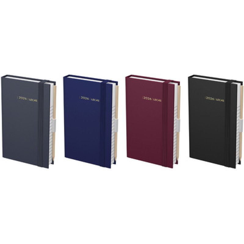 LECAS Agenda journalier Chantier, 80 x 130 mm, 2026, assorti