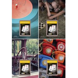 LECAS Calendrier éphéméride mural Rétro, bloc comique, 2026