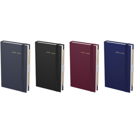 LECAS Agenda journalier Chantier, 2026, 90 x 150 mm, assorti