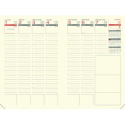 LECAS Agenda semainier "LEZARD", 210 x 270 mm, 2026, assorti