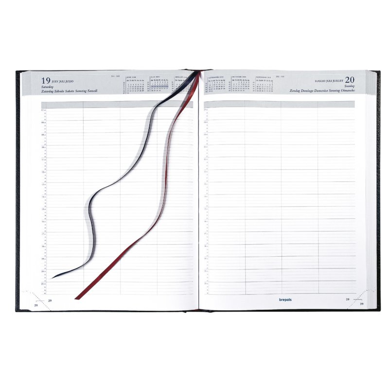 Brepols Bremax1 Santex Daily appointment book Black