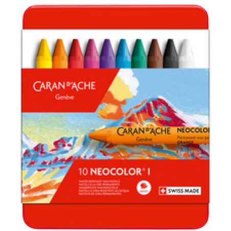 CARAN D'ACHE Pastel à la cire NEOCOLOR I, étui métal de 30