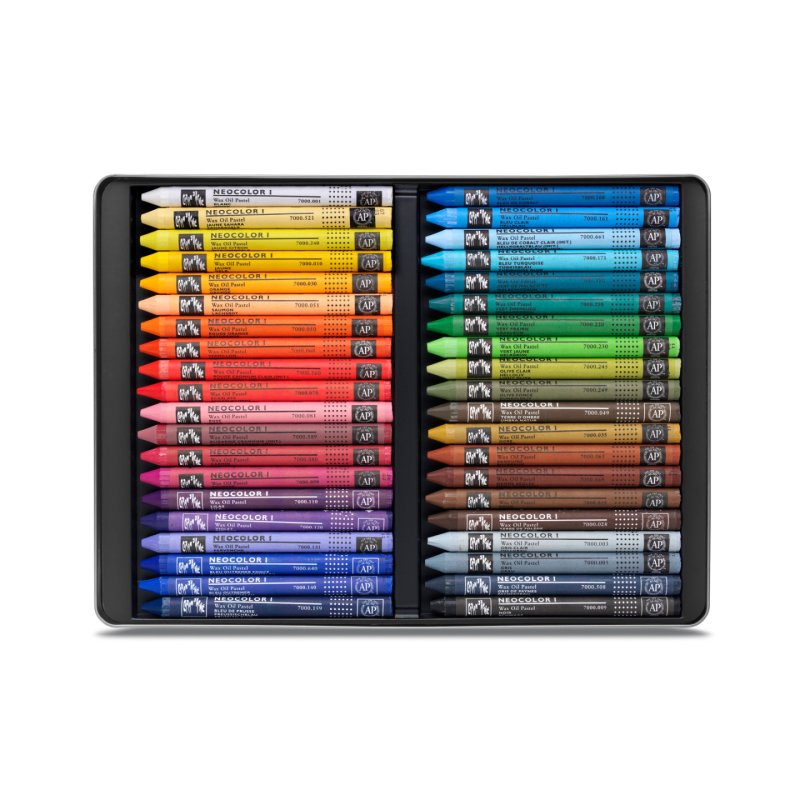 Caran d-Ache Neocolor Pastel à la cire Dur Multicolore 40 pièce(s)