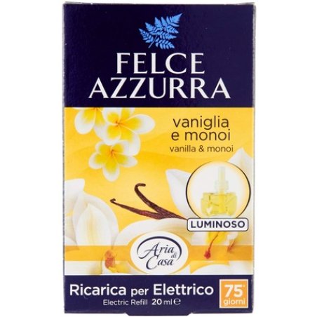 Felce Azzurra Electric Room Air Refill Vanilla And Monoi, X, 20