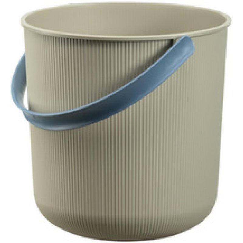 NHG Couvercle pour seau de rangement AKITA rond, beige clair