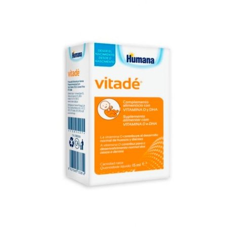 Humana Vitadé Liquid Vitamin Supplement 15ml