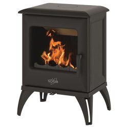 388146000053-Poêle à bois SERIS PEINT NOIR *