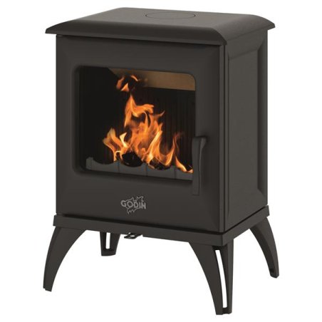 388146000053-Poêle à bois SERIS PEINT NOIR *