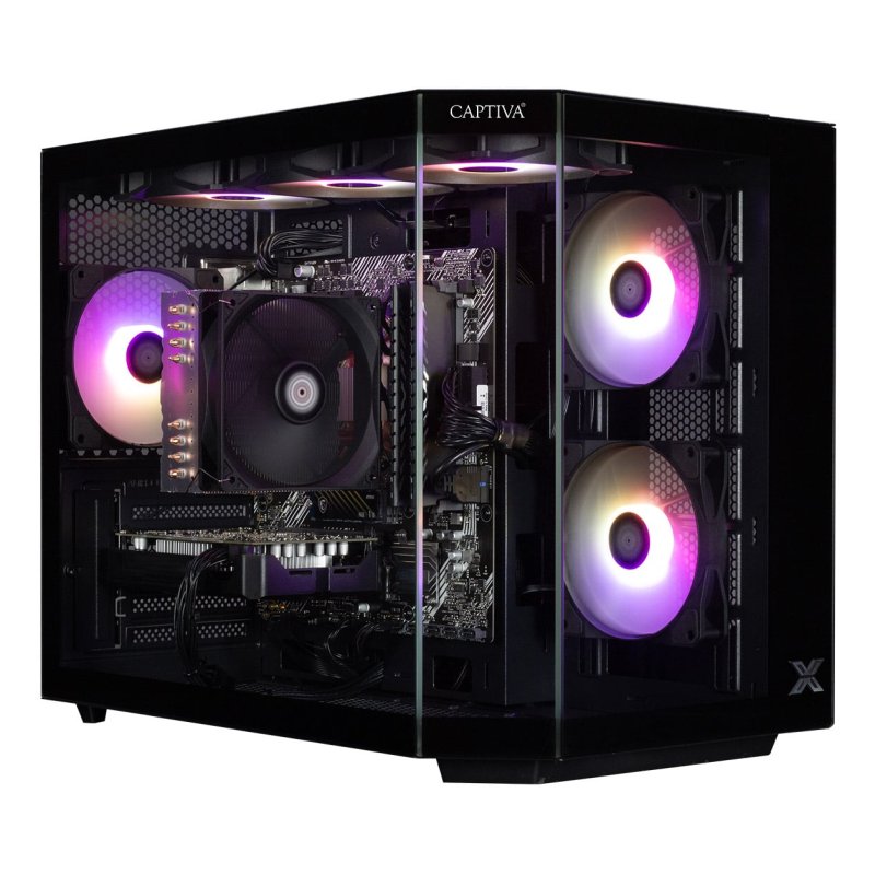 CAPTIVA Advanced Gaming R85-215 AMD Ryzen™ 7 5700X 32 Go DDR4-SDRAM 1 To SSD NVIDIA GeForce RTX 4060 Windows 11 Home