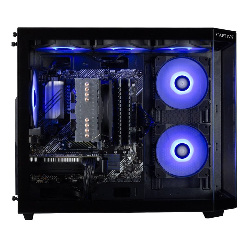 Captiva Advanced Gaming R85-215 Desktop-PC AMD Ryzen 7 5700X, 32GB RAM, 1TB M.2 SSD, Nvidia GeForce RTX 4060, Wi-Fi 6,