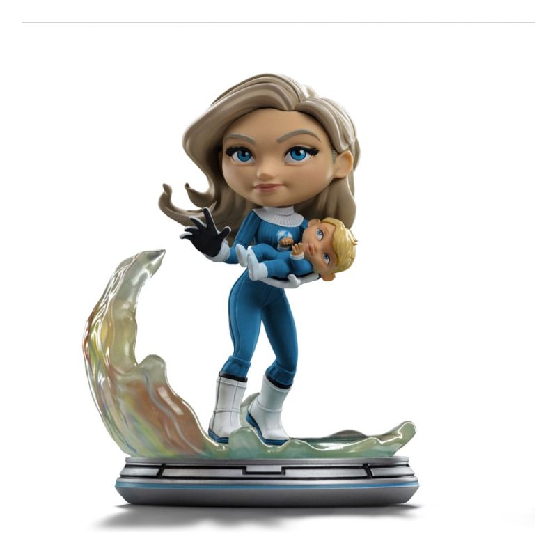 Fantastic Four figurine Mini Co. PVC Invisible Woman and Franklin 15 cm