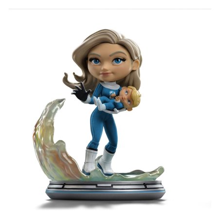 Fantastic Four figurine Mini Co. PVC Invisible Woman and Franklin 15 cm