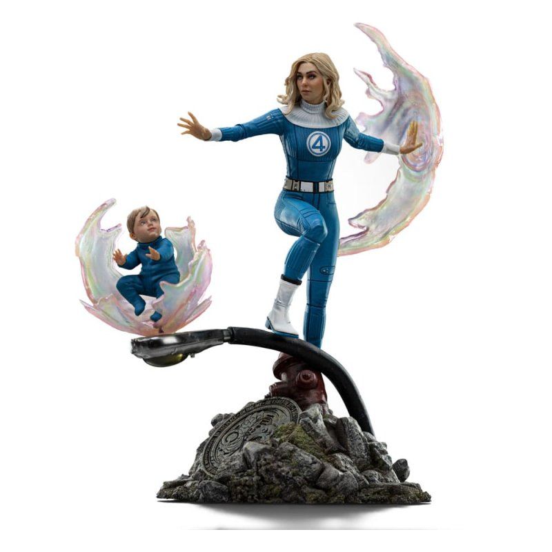 Fantastic Four statuette 1/10 Art Scale Invisible Woman and Franklin 28 cm