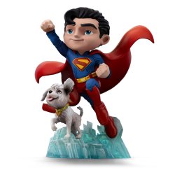 Superman Legacy figurine Mini Co. PVC Superman & Krypto 17 cm