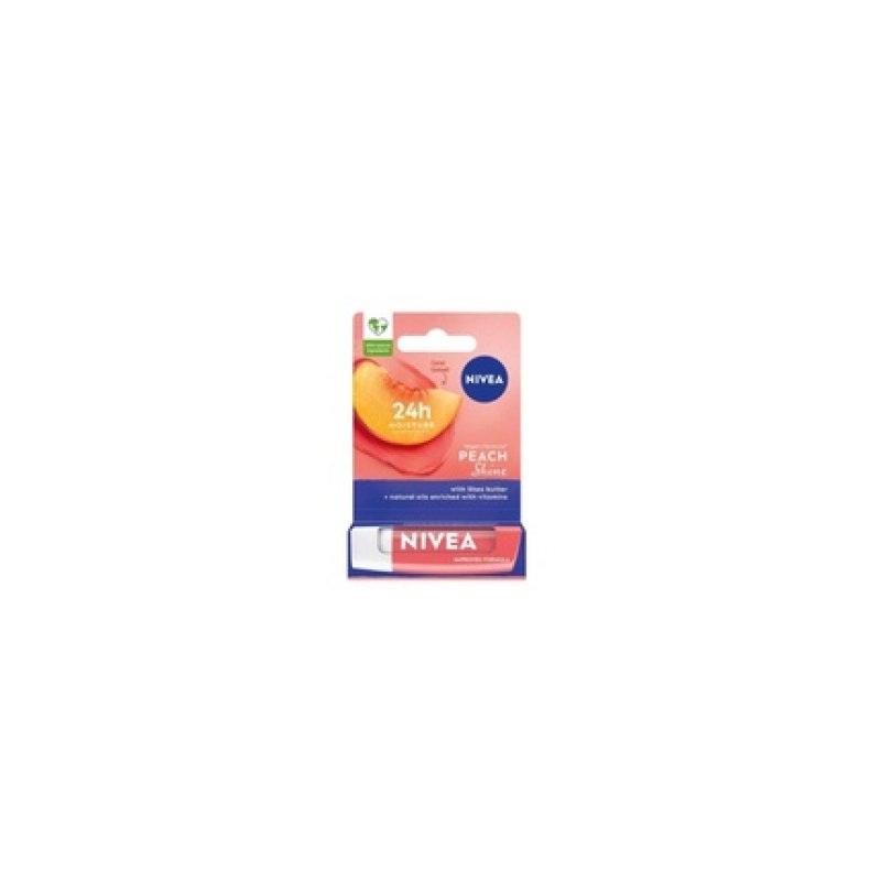 NIVEA Lip Care Peach Shine Lip Balm - 55ml