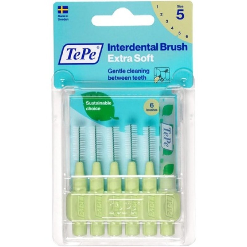 TEPE Interdental Brush Extra Soft 0.8mm 6 Units