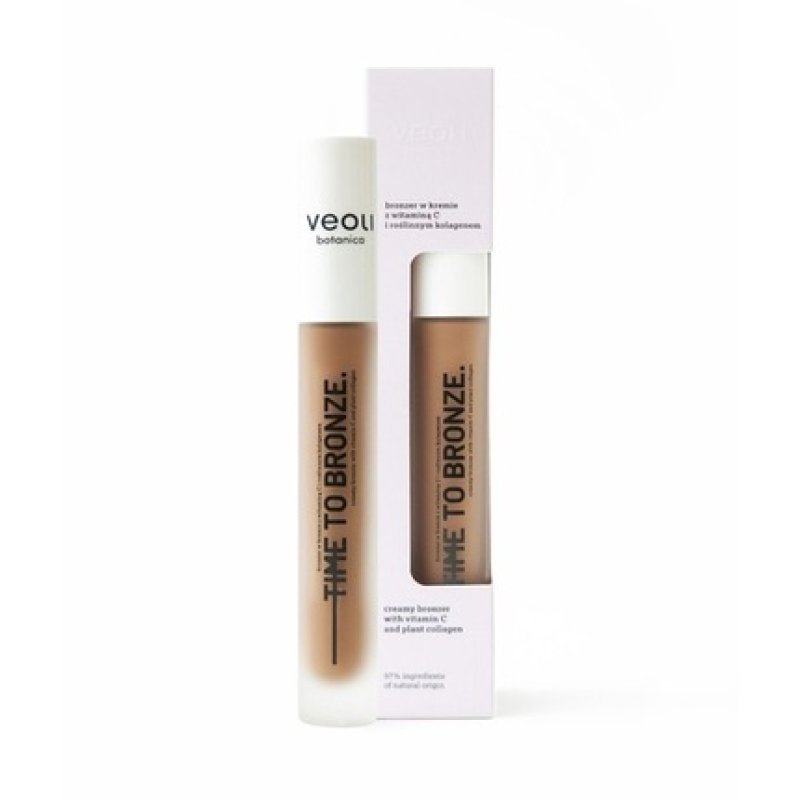 Veoli Botanica Time To Bronze Bronzer Cream with Vitamin C and Plant Collagen