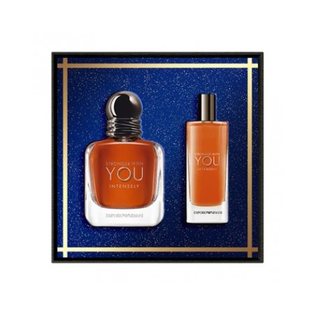 Set Armani Emporio Stronger With You Intensely Edp 100ml Edp 15ml
