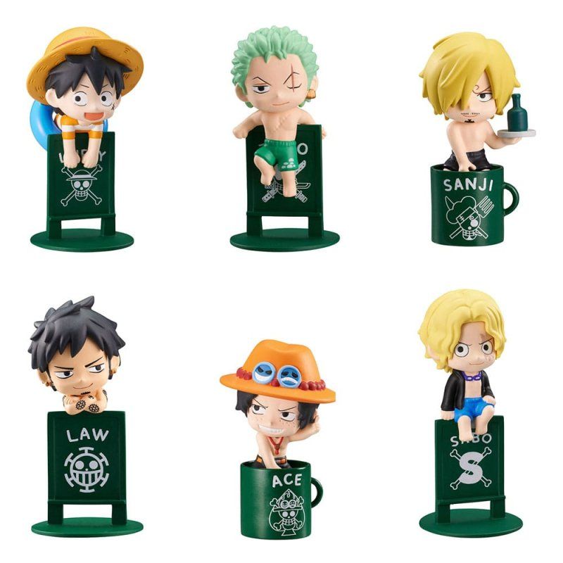 One Piece Ochatomo Series assortiment trading figures Pirates´ Vacance 4 cm (8)