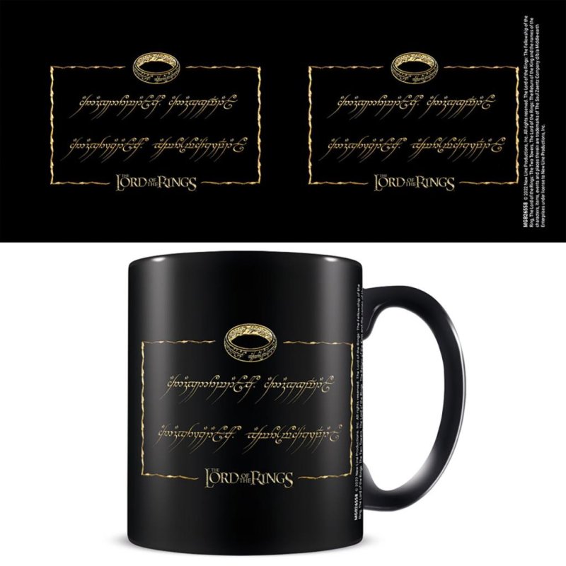LE SEIGNEUR DES ANNEAUX - L'Anneau Unique - Black Pod Mug 325ml