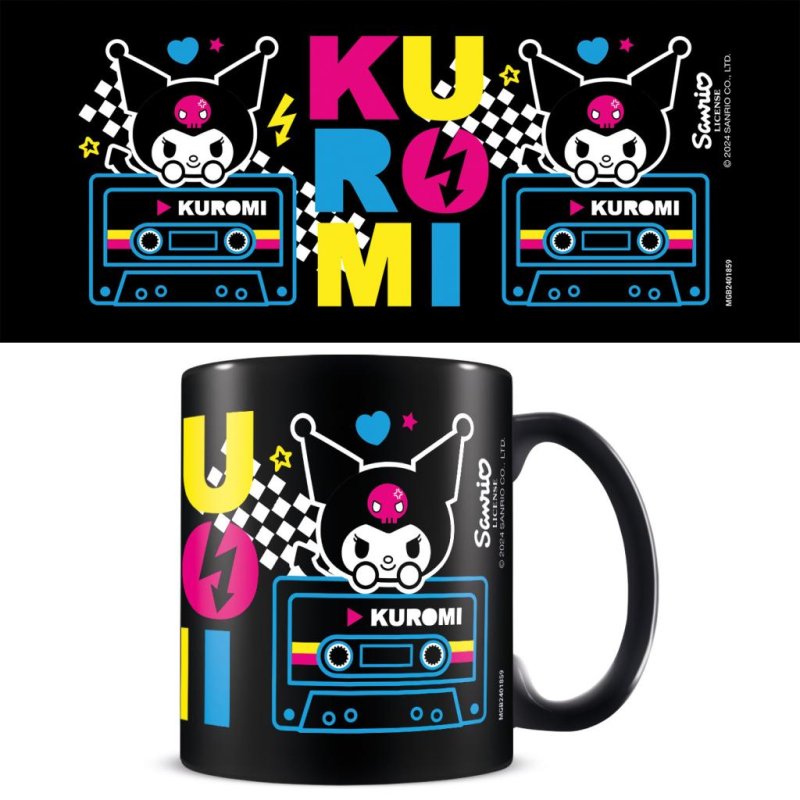 KUROMI - Punk Vibes - Black Pod Mug 325ml