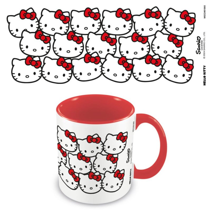 HELLO KITTY - Many Kittys - Mug Intérieur Coloré 325ml