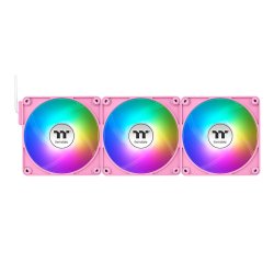 TT CT140 EX Reverse ARGB PC Cooling Fan 3 Pack Pink