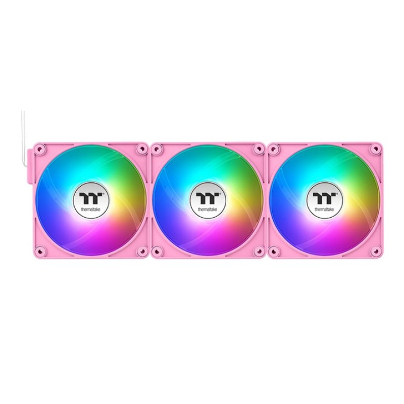 TT CT140 EX Reverse ARGB PC Cooling Fan 3 Pack Pink