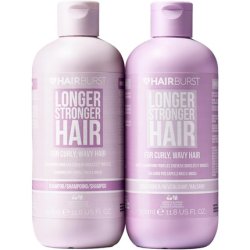 Hair Burst Wavy & Curly Hair Shampoo and Conditioner Set - Sulfate, SLS, Paraben Free