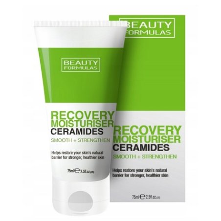 Beauty Formulas Recovery Moisturizer Regenerating Moisturizing Cream With Ceramides 75ml