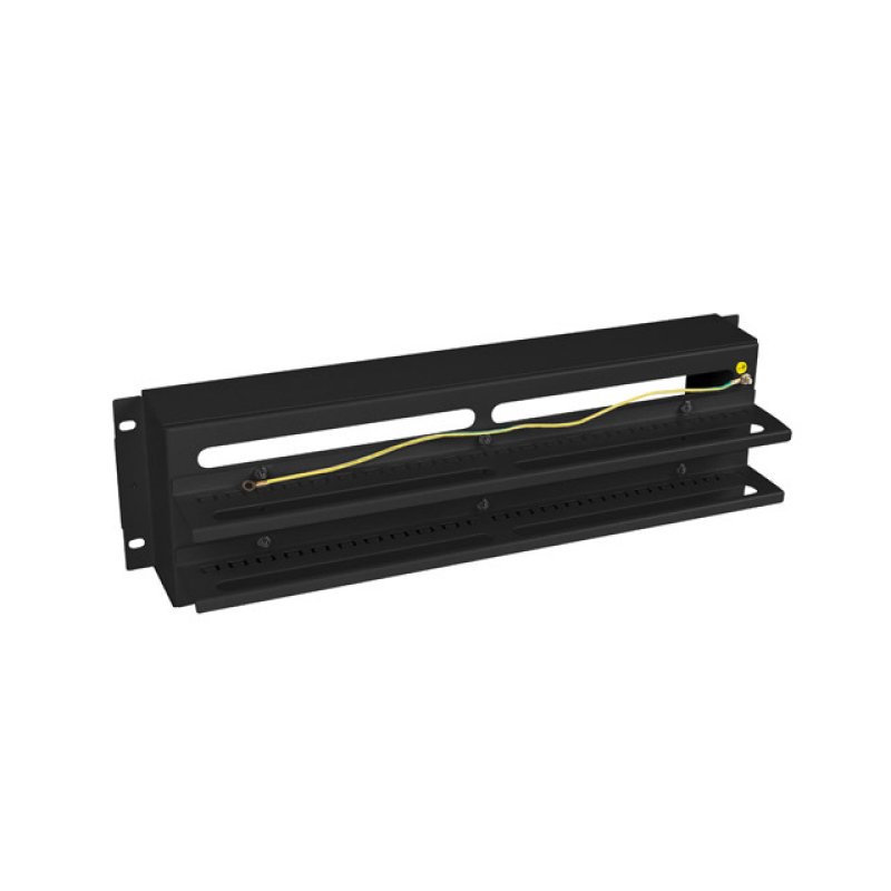 Lanberg AK-VDP103-B rack accessory Cable management panel