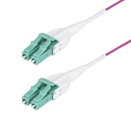 StarTech.com Câble Fibre Optique Multimode OM4 LC vers LC (UPC) de 3m, Erika Violet, 50/125 µm, 40G/100G,