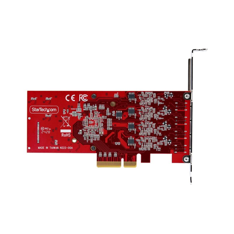 StarTech.com 4-Port USB Type-C PCIe Card, USB 3.2 10Gbps, USB-C PCI Express Expansion Card, 4x Independent USB