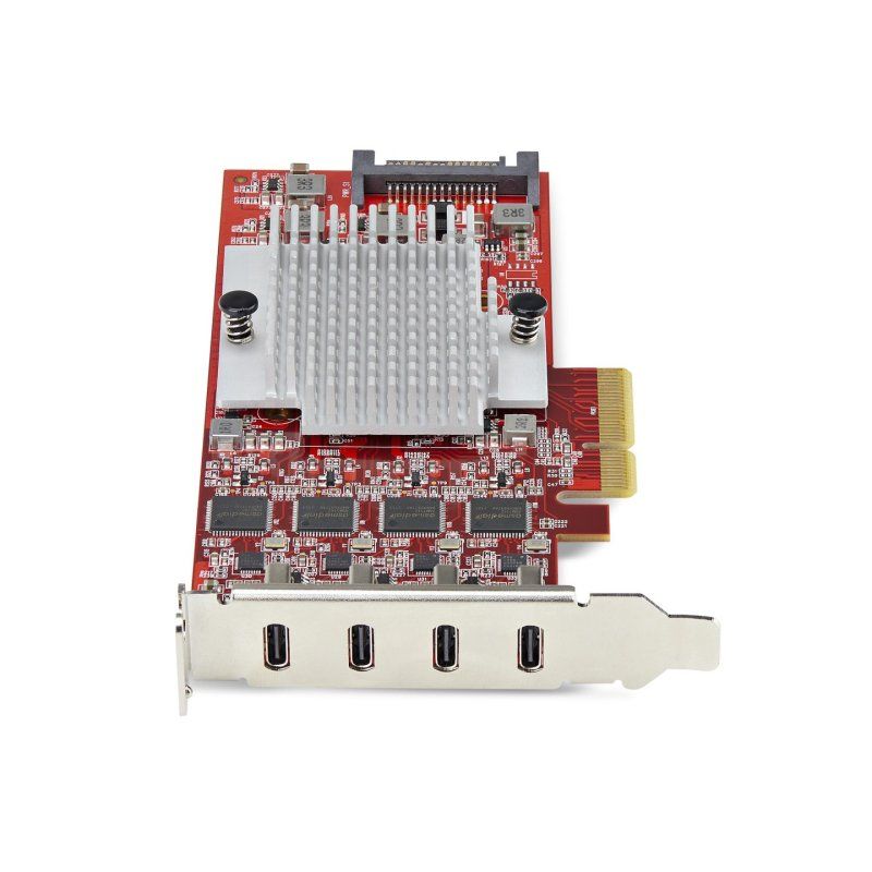 CARTE PCIE USB-C 4 PORTS USB 3.2 10 GBPS 4 CONTROLEURS USB