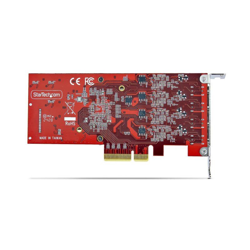 CARTE PCIE USB-C 4 PORTS USB 3.2 10 GBPS 4 CONTROLEURS USB