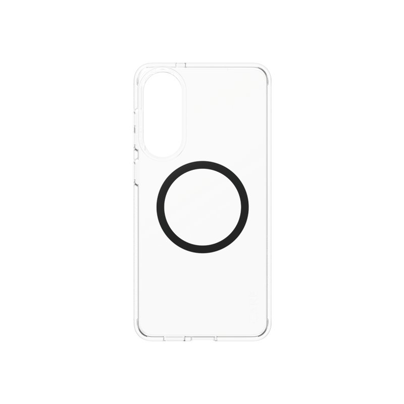 PanzerGlass CARE by Flagship Case Transparent Urban Combat w. Black Qi Compatible Samsung S25 Edge coque de protection