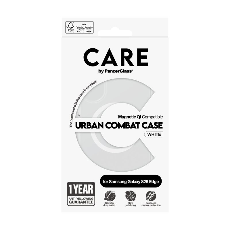 CARE by PanzerGlass - Flagship Case T Urban w. White Qi Samsung Galaxy PS