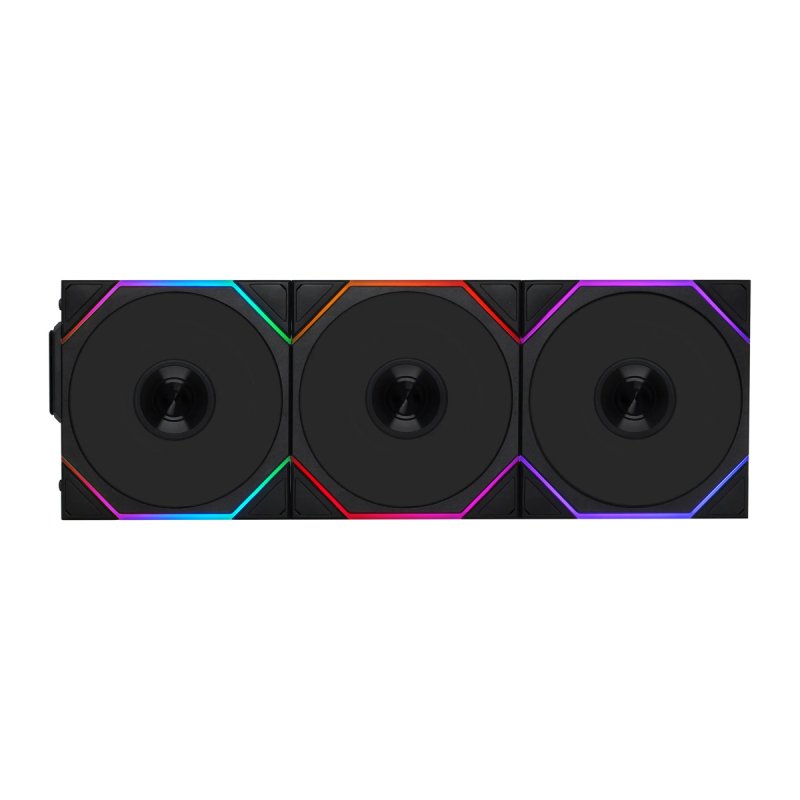 Lian Li UNI FAN TL Wireless Lüfter, ARGB, PWM, 3er-Pack - Reverse Blade, 120mm, schwarz