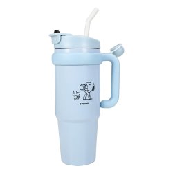 Peanuts tasse thermo avec paille coudée Snoopy 887 ml