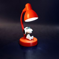 Peanuts lampe LED mini avec figurine Snoopy 11 cm