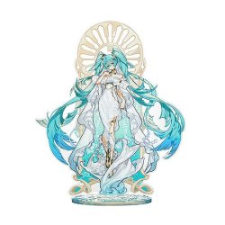 Character Vocal Series 01: Hatsune Miku Socle en acrylique Hatsune Miku feat. Yoneyama Mai Mega 35 cm
