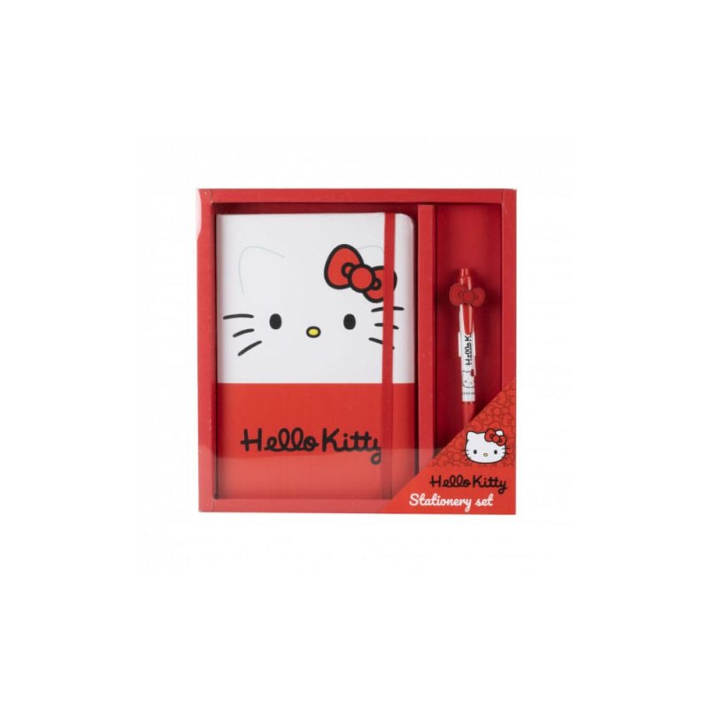 Sanrio carnet de notes avec stylo set cadeau Hello Kitty