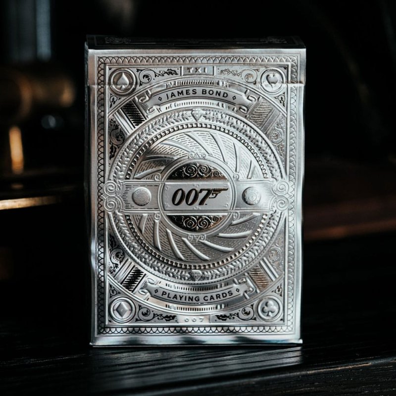 James Bond jeu de cartes à jouer Silver Edition