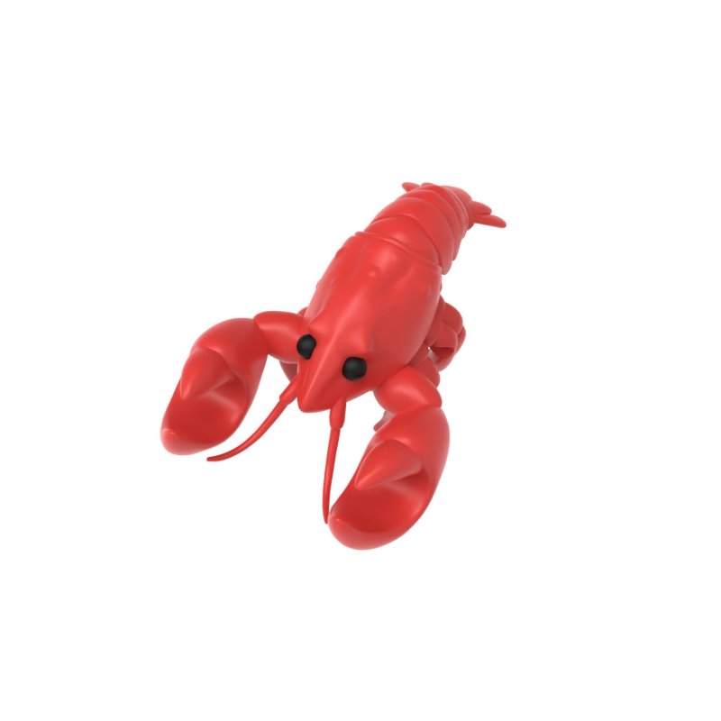 Winkee - Larry Lobster Steam Release & Spoon Holder - Red