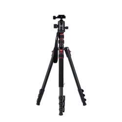 Rollei - Compact Traveler No. 2 Tripod - Aluminium - 43.5 cm Pack Size, 44 cm Min Height, 180 cm Max Height