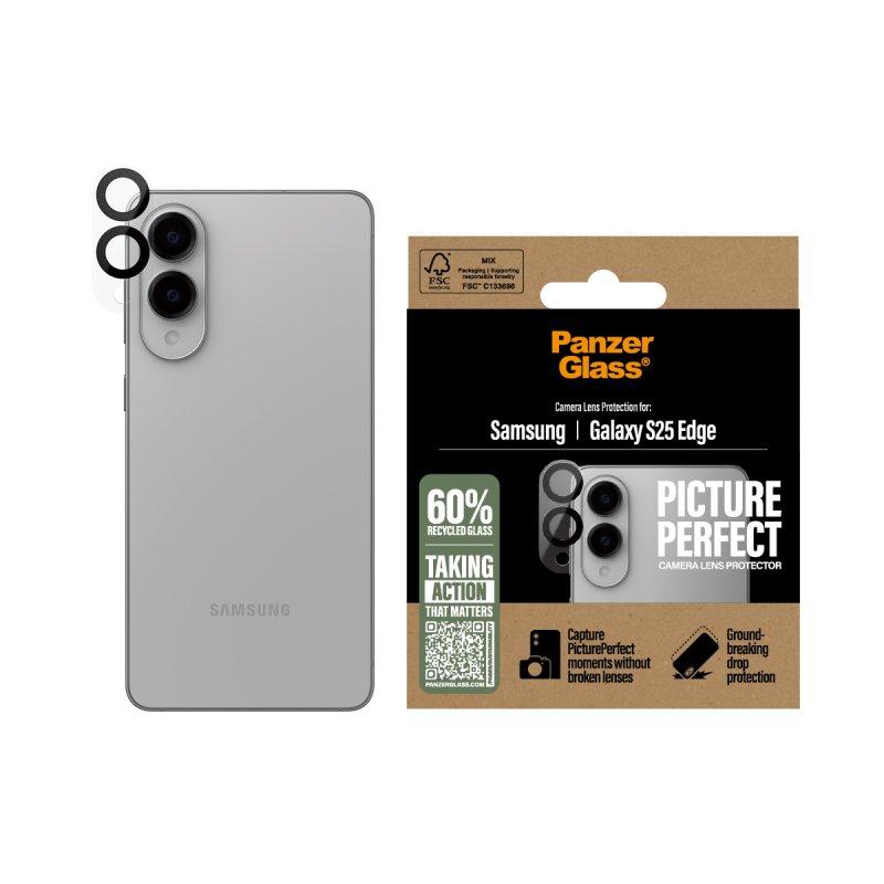 PanzerGlass PicturePerfect Camera Lens Protector Samsung S25 Edge Protection d'écran transparent 1 pièce(s)